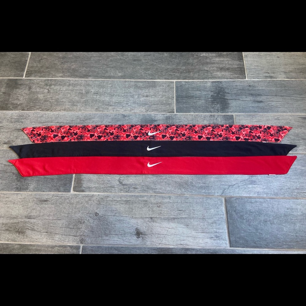 3 Nike tie headbands